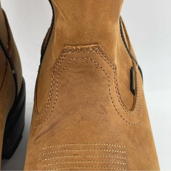 NIB! Dan Post Men’s Albuquerque Waterproof Brown Western Work Boots Soft Toe- 11 - Picture 9 of 15